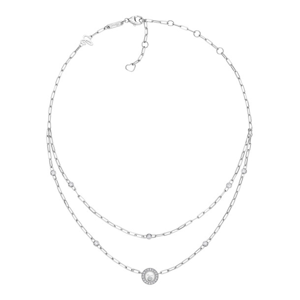         Weißgold, Halsschmuck, Chopard Happy Diamonds Icons Halskette