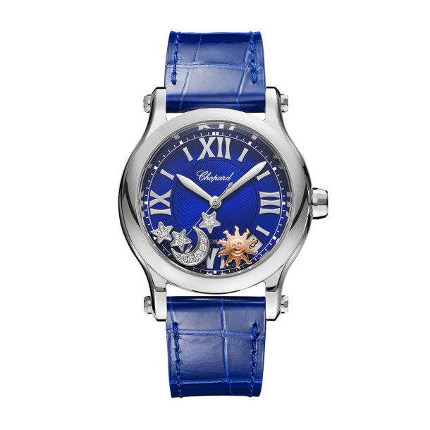         Damenuhr, Automatik, Chopard Happy Sport Sun, Moon and Stars