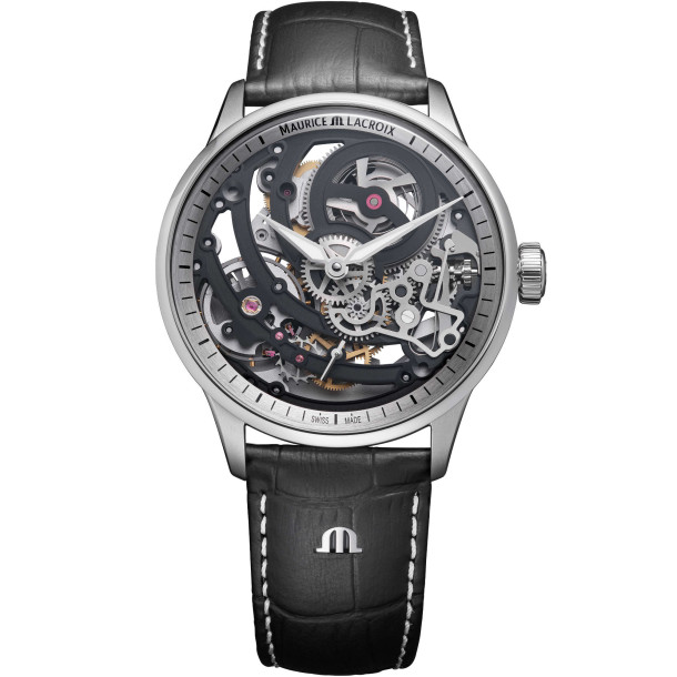         Herrenuhr, Automatik, Maurice Lacroix 1975 Master Skeleton