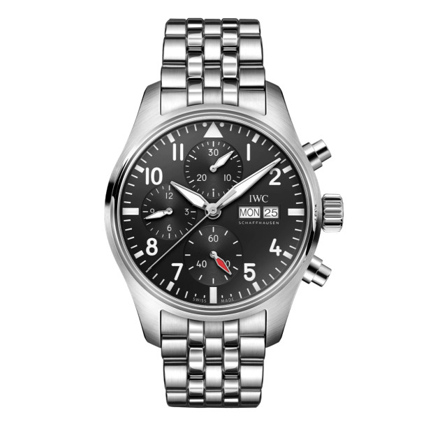         Damen- und Herrenuhr, Automatik, IWC Schaffhausen Pilot's Watch Chronograph 41