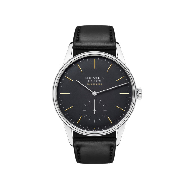         Damen- und Herrenuhr, Automatik, NOMOS Glashütte Orion neomatik new black