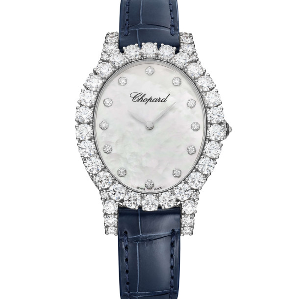         Damenuhr, Handaufzug, Chopard L'Heure du Diamant Oval