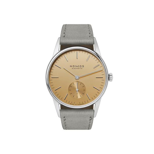         Damenuhr, Handaufzug, NOMOS Glashütte Orion 33 gold