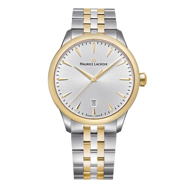        Damen- und Herrenuhr, Quarzwerk, Maurice Lacroix 1975 Quartz Duotone 39mm