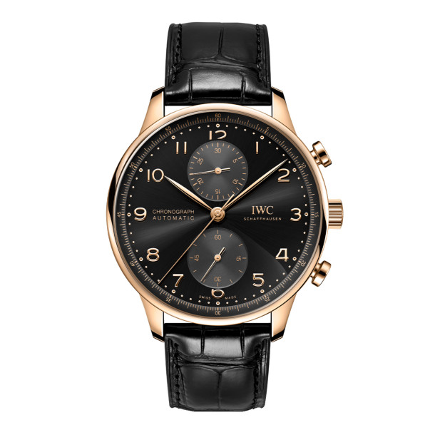         Damen- und Herrenuhr, Automatik, IWC Schaffhausen Portugieser Chronograph