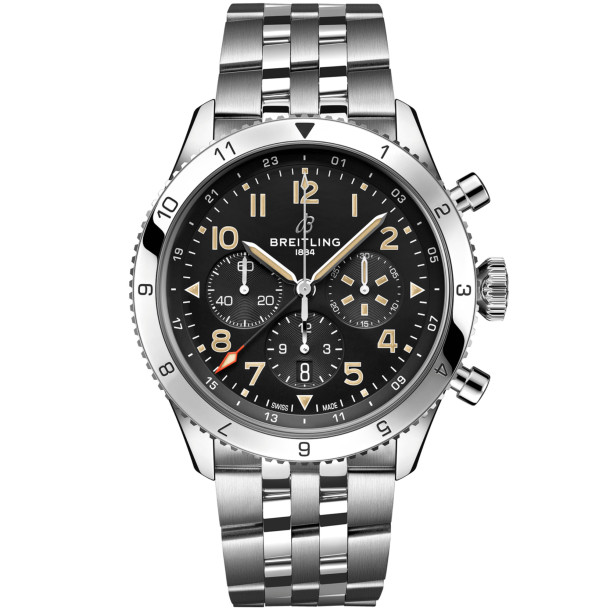         Herrenuhr, Automatik, Breitling Super AVI B04 Chronograph GMT 46 P-51 Mustang