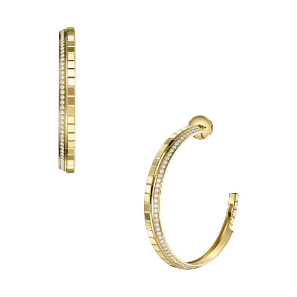         Gelbgold, Ohrringe, Chopard Ice Cube Creolen