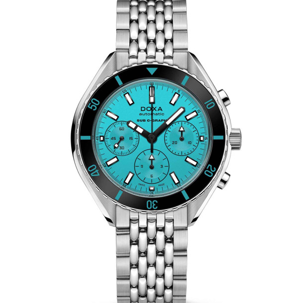         Herrenuhr, Automatik, Doxa SUB 200 C-GRAPH AQUAMARINE