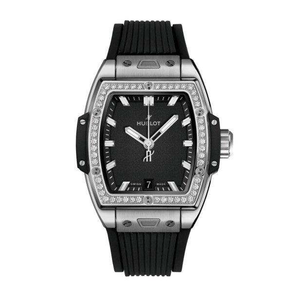         Damen- und Herrenuhr, Automatik, Hublot Spirit of Big Bang Titanium Diamonds 39mm