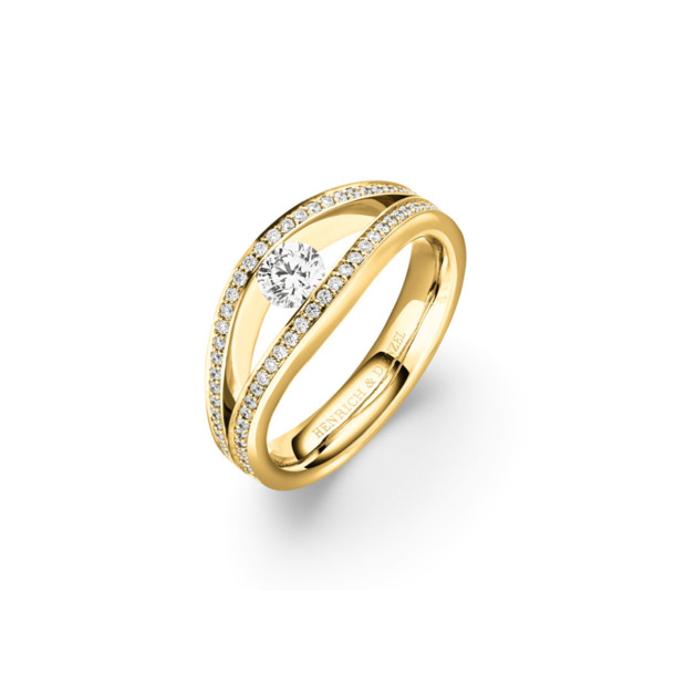         Gelbgold, Ringe, Henrich & Denzel Tensio Ring