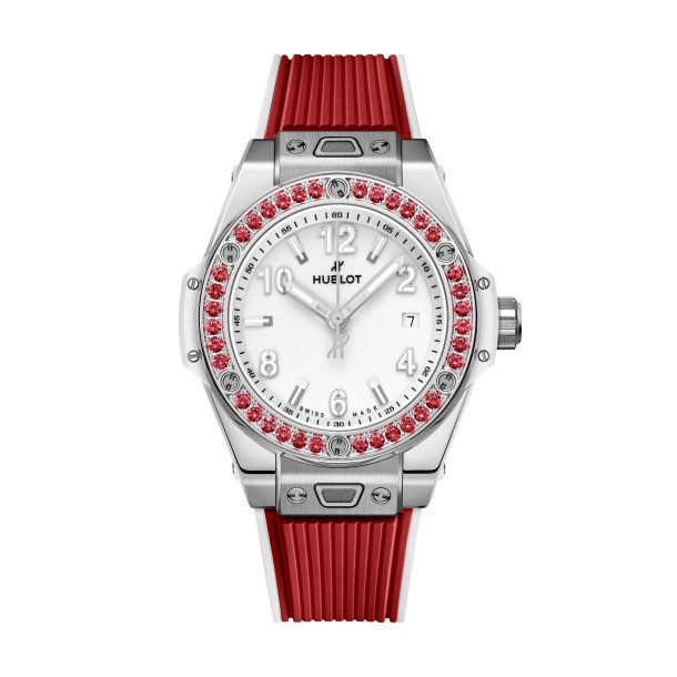         Damenuhr, Automatik, Hublot Big Bang One Click Joyful Steel Red 