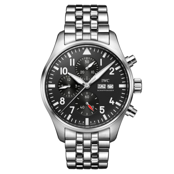         Herrenuhr, Automatik, IWC Schaffhausen Pilot's Watch Chronograph