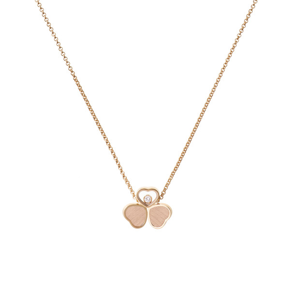         Roségold, Halsschmuck, Chopard Happy Hearts Wings Halskette