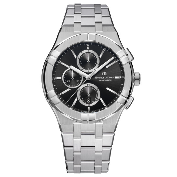         Damen- und Herrenuhr, Quarzwerk, Maurice Lacroix Aikon Quartz Chronograph 