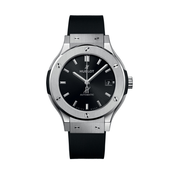         Damen- und Herrenuhr, Automatik, Hublot Classic Fusion Titanium 
