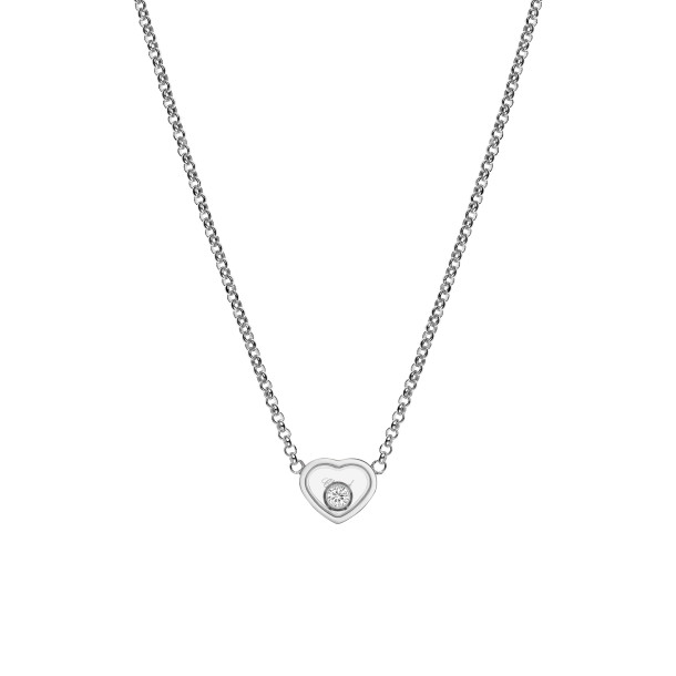         Weißgold, Halsschmuck, Chopard My Happy Hearts Collier