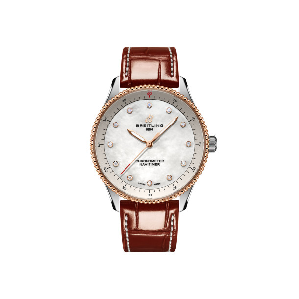         Damenuhr, Quarzwerk, Breitling Navitimer 32