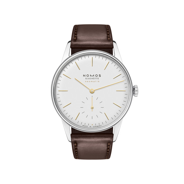         Damen- und Herrenuhr, Automatik, NOMOS Glashütte Orion neomatik doré