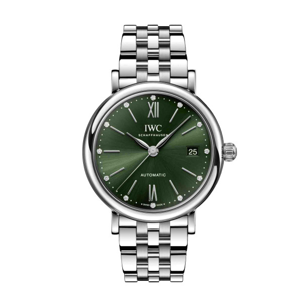         Damen- und Herrenuhr, Automatik, IWC Schaffhausen Portofino Automatic 37