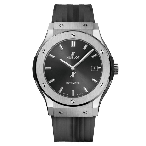         Herrenuhr, Automatik, Hublot Classic Fusion Racing Grey Titanium 