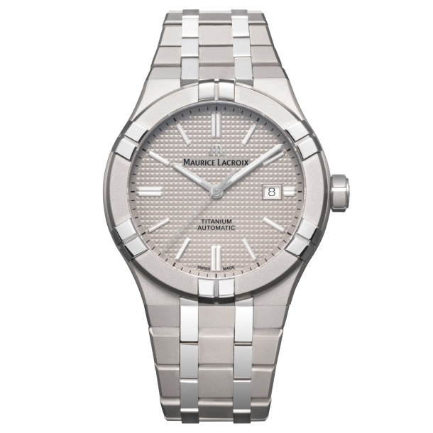         Damen- und Herrenuhr, Automatik, Maurice Lacroix Aikon Automatic Titanium