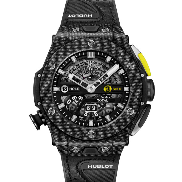         Herrenuhr, Automatik, Hublot Big Bang Unico Golf Black Carbon 