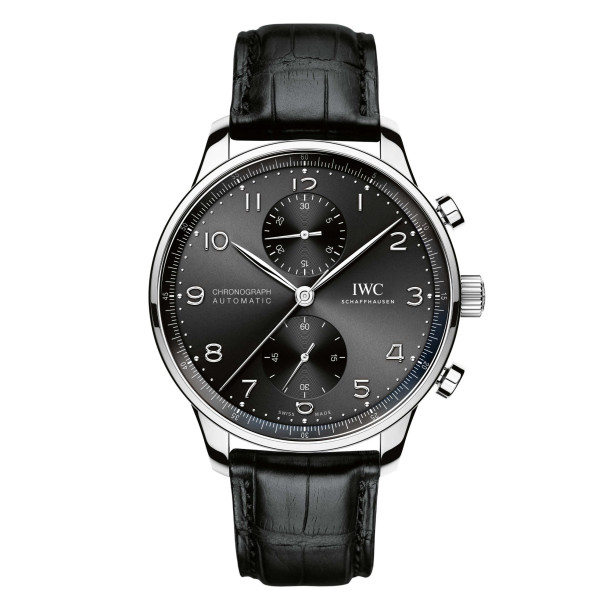         Damen- und Herrenuhr, Automatik, IWC Schaffhausen Portugieser Chronograph