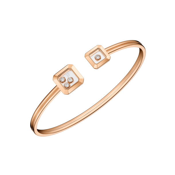         Roségold, Armschmuck, Chopard Happy Diamonds Icons Armreif
