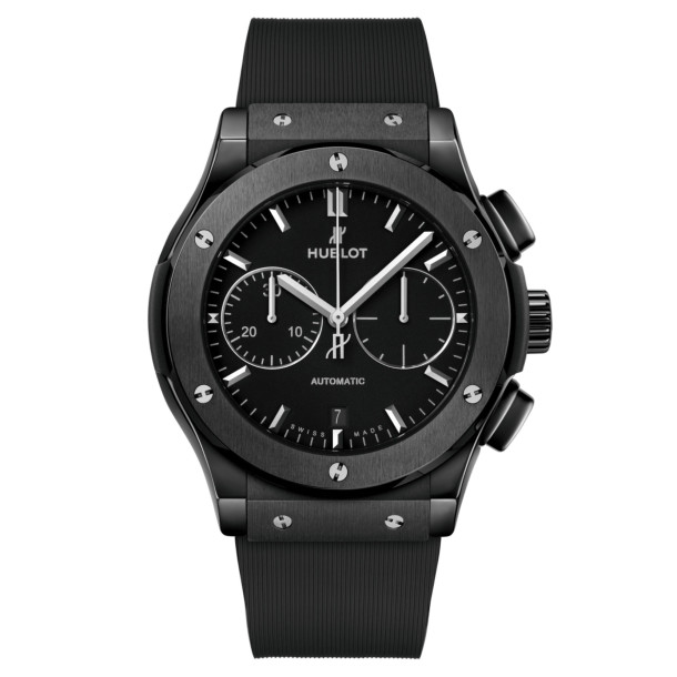         Herrenuhr, Automatik, Hublot Classic Fusion Chronograph Black Magic 