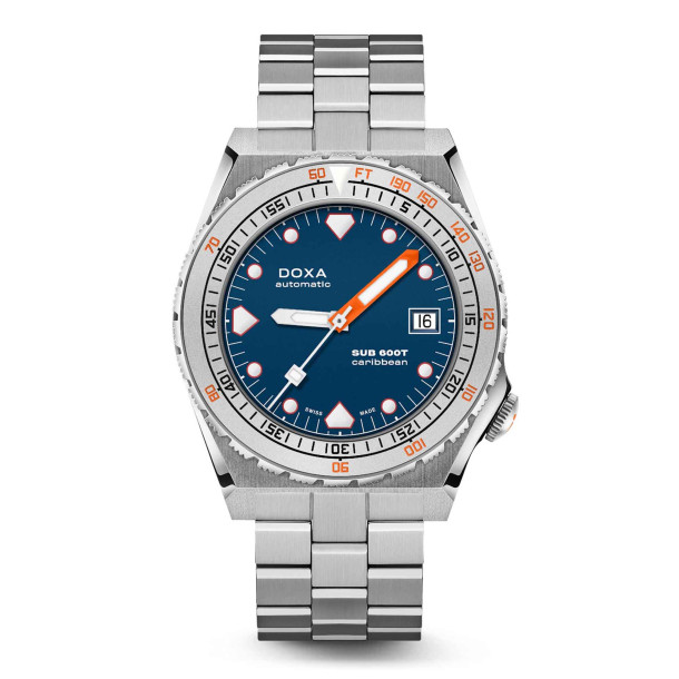         Damen- und Herrenuhr, Automatik, Doxa SUB 600T CARIBBEAN