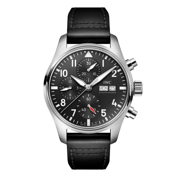         Damen- und Herrenuhr, Automatik, IWC Schaffhausen Pilot's Watch Chronograph 41