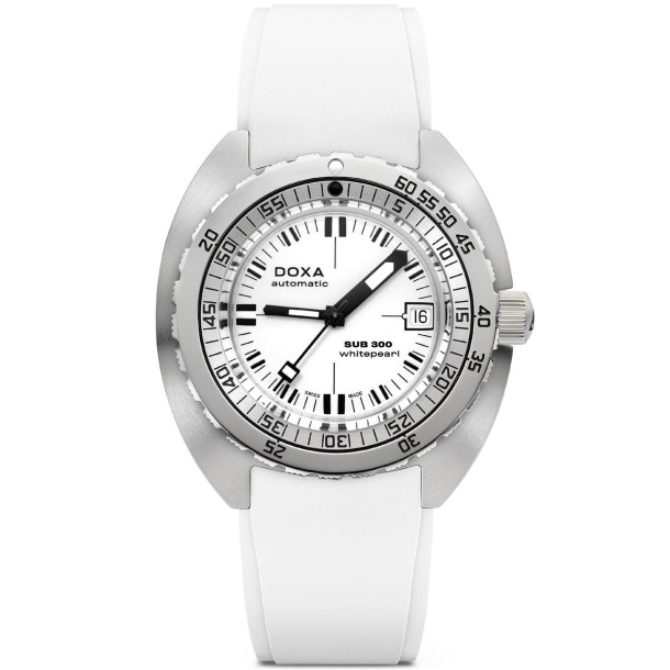         Herrenuhr, Automatik, Doxa SUB 300 WHITEPEARL