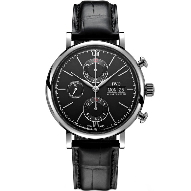         Damen- und Herrenuhr, Automatik, IWC Schaffhausen Portofino Chronograph