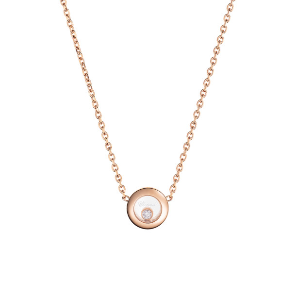         Roségold, Halsschmuck, Chopard Happy Diamonds Icons Halskette