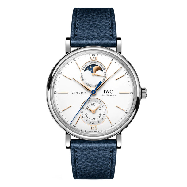         Damen- und Herrenuhr, Automatik, IWC Schaffhausen Portofino Complete Calendar