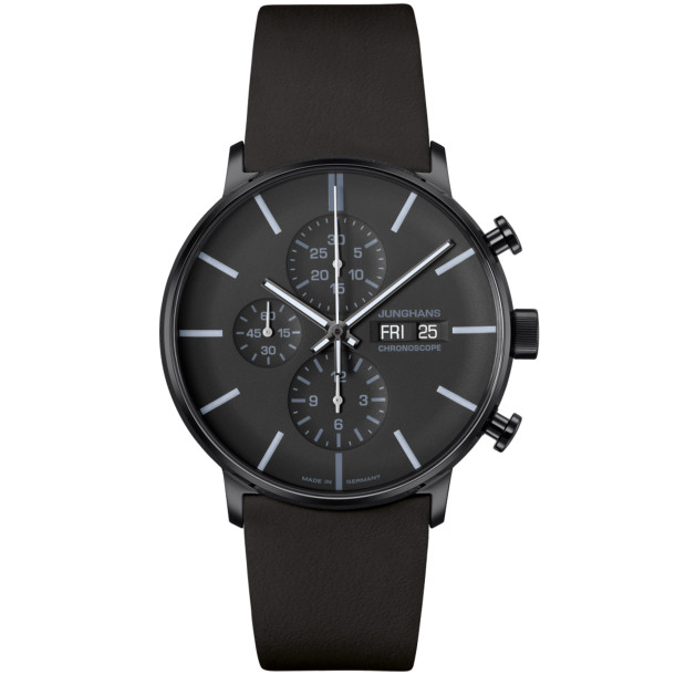         Herrenuhr, Automatik, Junghans FORM A Chronoscope, Date English