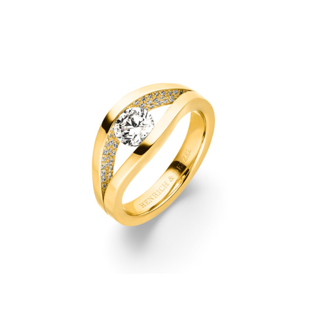         Gelbgold, Ringe, Henrich & Denzel Tensio Ring