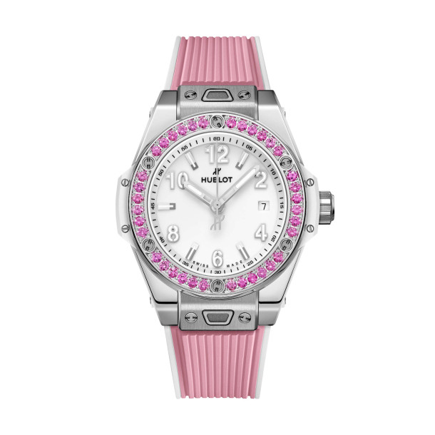         Damenuhr, Automatik, Hublot Big Bang One Click Joyful Steel Pink 