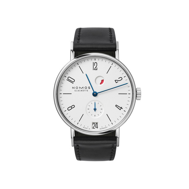         Damenuhr, Handaufzug, NOMOS Glashütte Tangente Datum Gangreserve