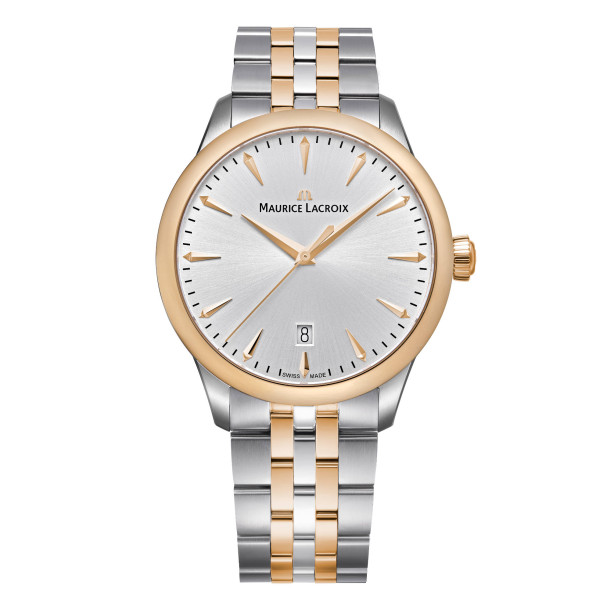         Damen- und Herrenuhr, Quarzwerk, Maurice Lacroix 1975 Quartz Duotone 39mm