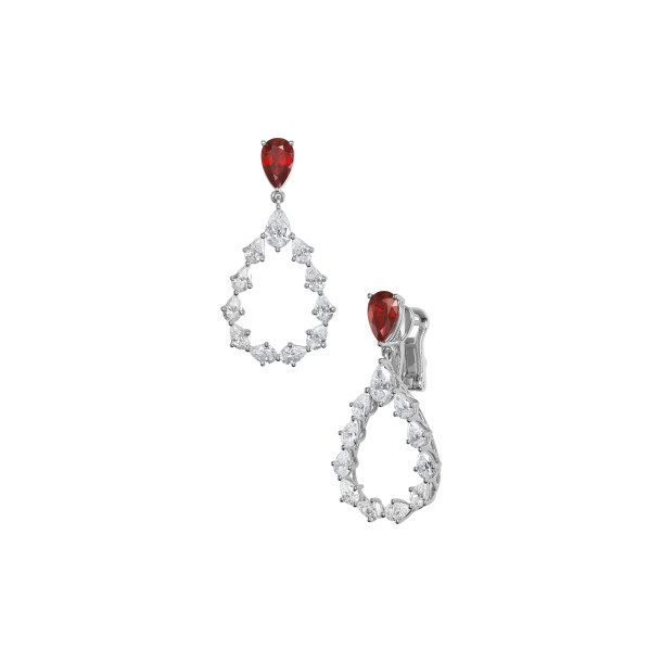         Weißgold, Ohrringe, Chopard L'Heure Du Diamant Drop Ohrhänger