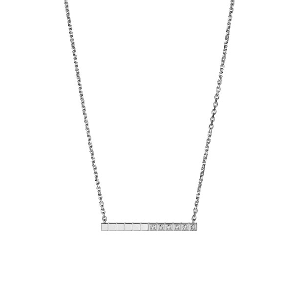         Weißgold, Halsschmuck, Chopard Ice Cube Halskette