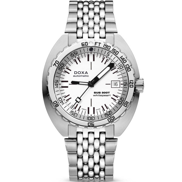         Herrenuhr, Automatik, Doxa SUB 300T WHITEPEARL