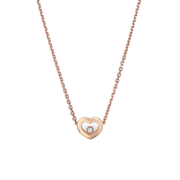         Roségold, Halsschmuck, Chopard Happy Diamonds Icons Halskette