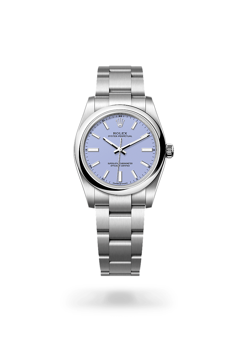 Rolex Oyster Perpetual 34 Herrenuhr (M124200-0008) Oyster, 34 mm, Edelstahl Oystersteel
