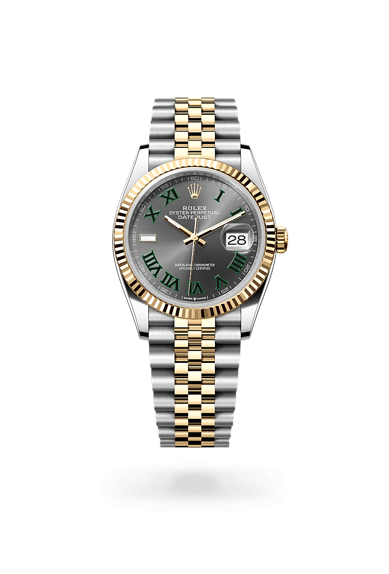 Rolex Datejust 36 M126233-0035 Herrenuhr / Damenuhr - Oyster, 36 mm, Edelstahl Oystersteel und Gelbgold