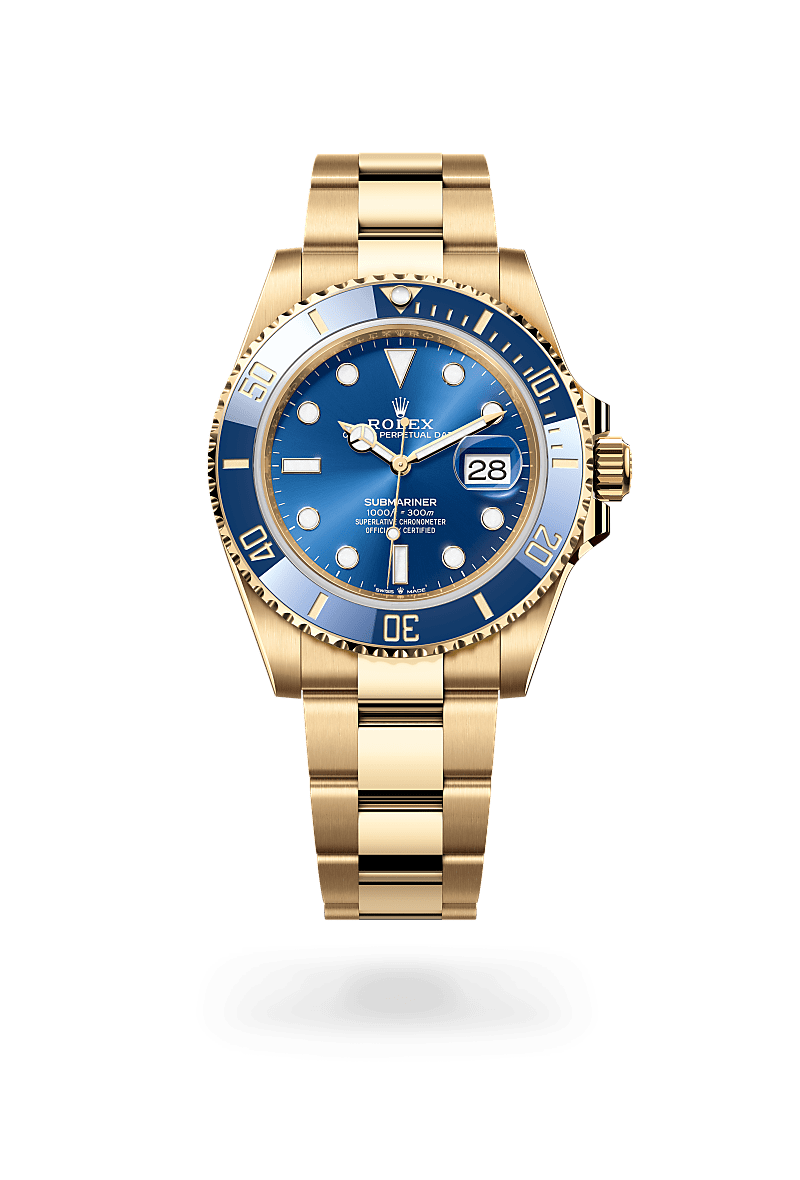 Rolex Submariner Date Herrenuhr (M126618LB-0002) Oyster, 41 mm, Gelbgold