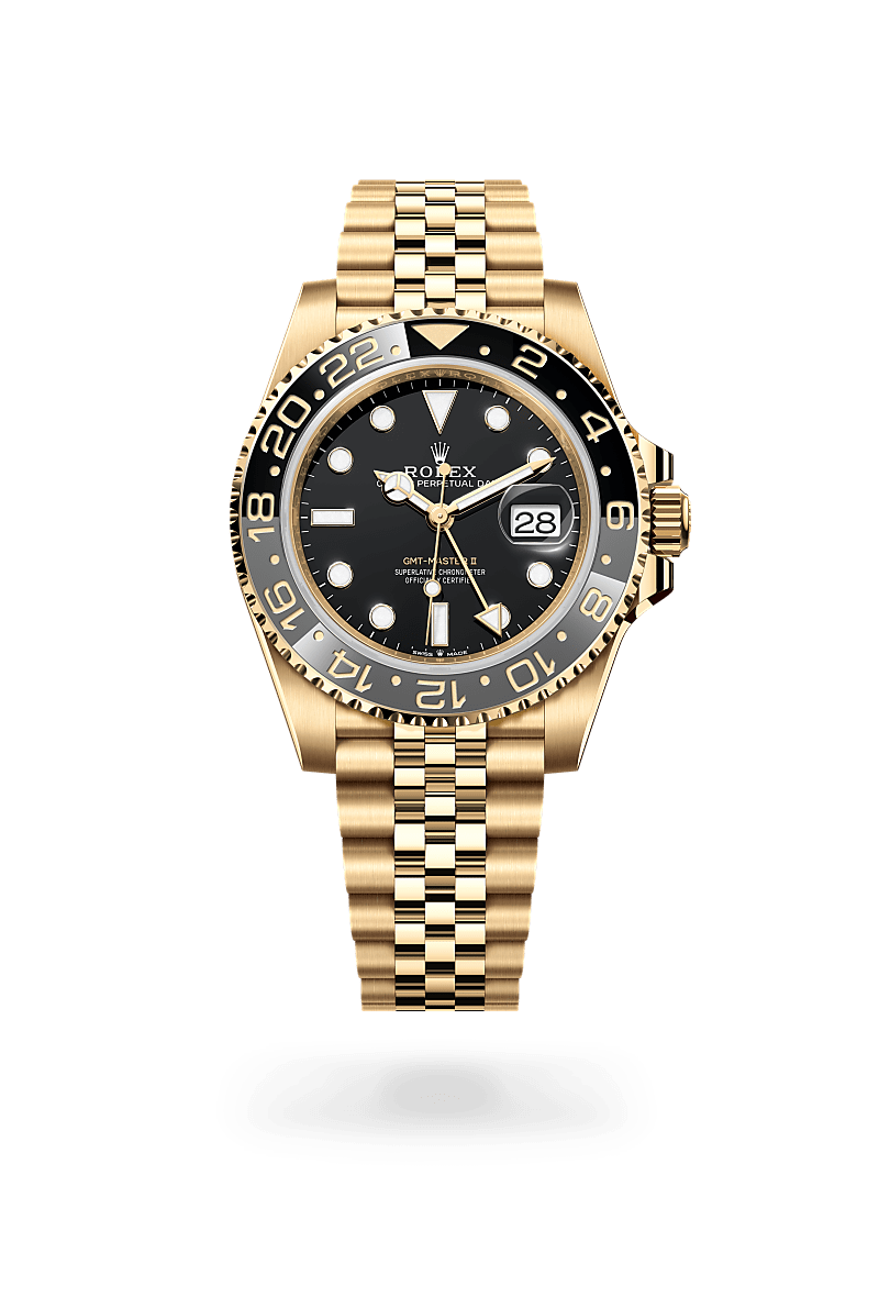 Rolex GMT-Master II M126718GRNR-0001 Herrenuhr - Oyster, 40 mm, Gelbgold