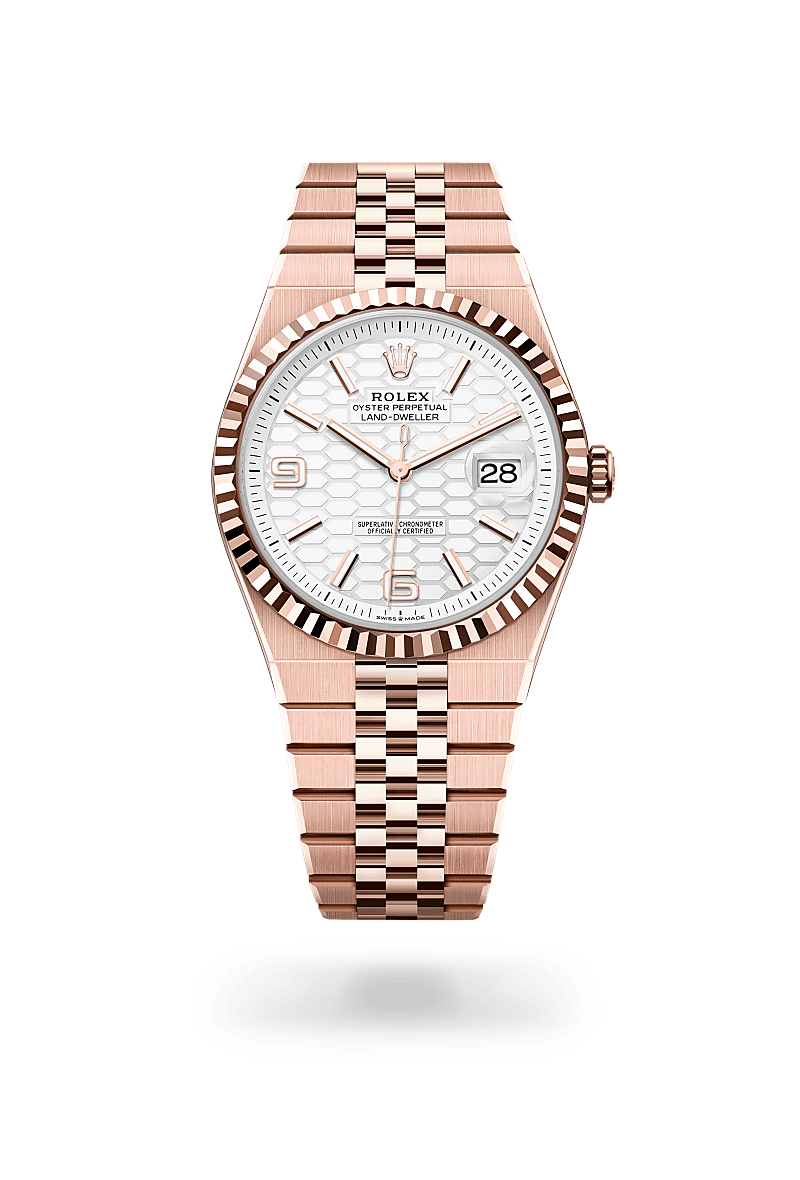 Rolex Land-Dweller 40 Herrenuhr (M127335-0001) Oyster, 40 mm, Everose-Gold