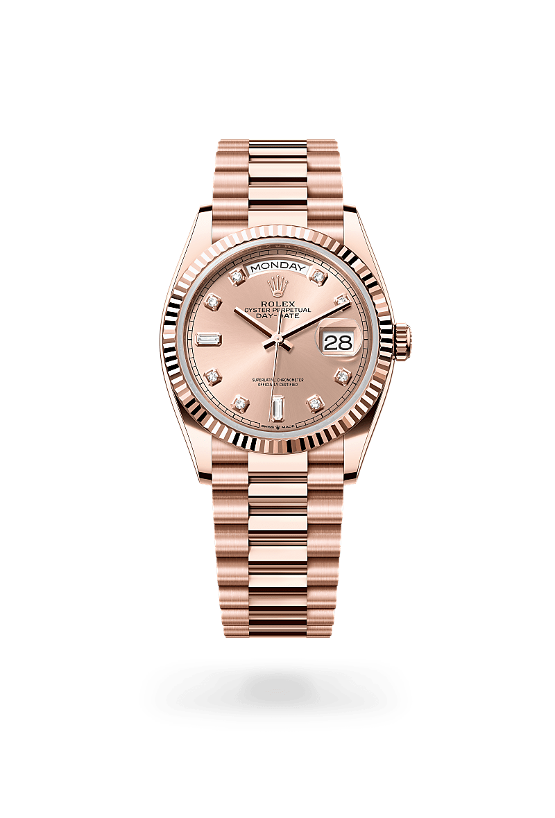 Rolex Day-Date 36 Herrenuhr (M128235-0009) Oyster, 36 mm, Everose-Gold